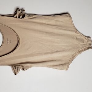 Therapy Tan Sleeveless Top with Side Ties